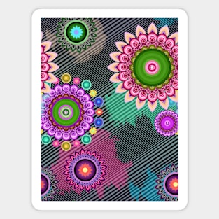 Colorful motif Magnet